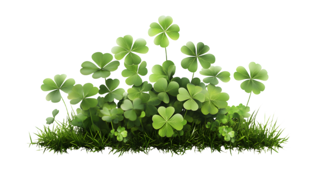 St. Patrick’s Day isolated on transparent background, Generative ai.
