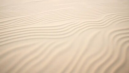 Soft Waves Of Sand Dune Texture