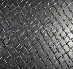Industrial diamond plate metal sheet with rough texture, floorings, manufacturing, sturdy