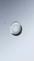 Macro close-up of a water droplet condensed on a glass surface, droplet, macro