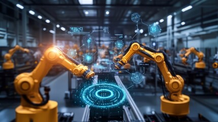 Collaborative Robots with Smart Technology in a Modern Factory Setting