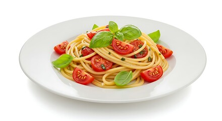 Delicious Spaghetti with Cherry Tomatoes and Basil
