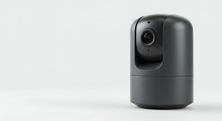 Modern Black Security Camera Home Surveillance System