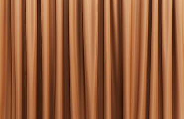 Obraz premium A detailed, hyper-realistic background featuring the rich texture of copper-brown crepe satin fabric. The smooth, lustrous surface captures light beautifully, creating a sophisticated, elegant effect.