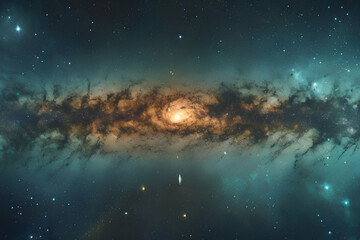 Stunning Overhead View of The Milky Way Galaxy