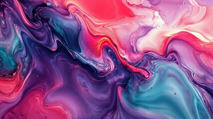 Fototapeta premium Luxury Fluid Art: Premium Abstract Marble Paint Background