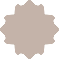 Folk Style Emblem Silhouette