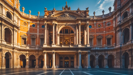 Obraz premium famous Rome Opera House Italy, sunny day
