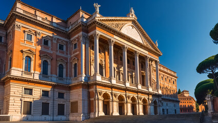 Obraz premium famous Rome Opera House Italy, sunny day