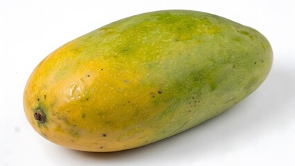 Ripe Mango Fruit on White Background