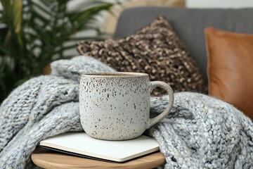 Cozy Afternoon with a Warm Drink and Blanket