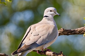 Fototapeta premium Eurasian Collared Dove Close-up
