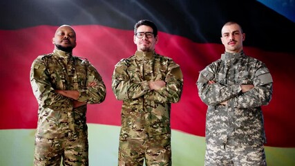 German Military Army Soldiers - Powered by Adobe