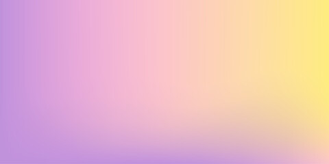 Abstract flow blurred winter colored vector background with soft yellow, purple and pink shades. Pastel vector gradient bg. Perfect for light and airy seasonal banners.