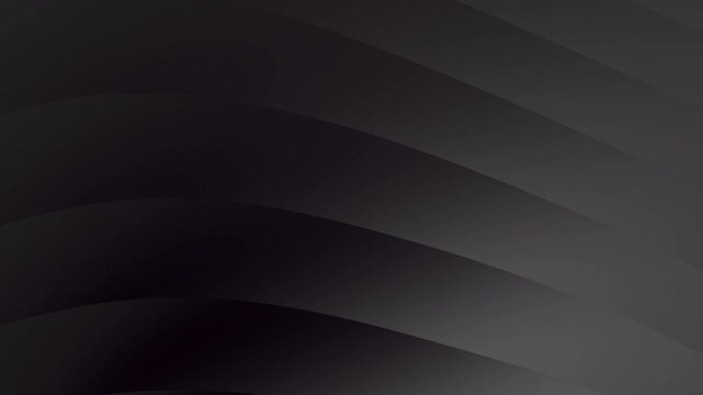 Smooth flowing black abstract background with soft light gradients, ideal for elegant and minimalist video backdrops