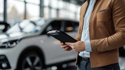 Insurance staff evaluates and claims car accidents