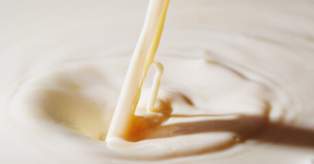 Heating milk to kill bacteria