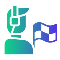 flagman Gradient icon