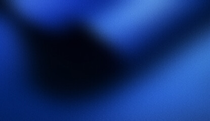 Dark blue light glowing grainy gradient, dark background noisy texture