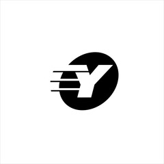 Y letter logo icon vector