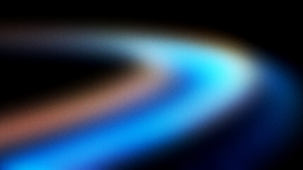 Dark blue light glowing grainy gradient, dark background noisy texture