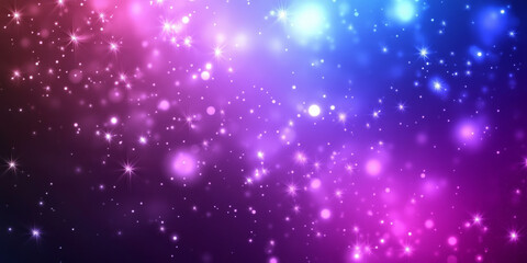Fototapeta premium Smooth purple and blue gradient background with glowing light transitions.