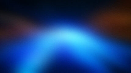 Dark blue light glowing grainy gradient, dark background noisy texture