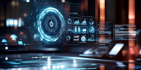 Holographic imagery as a modern approach to understanding public services.