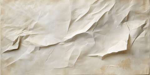 Obraz premium Aged parchment texture with warm ivory tones and delicate creases.