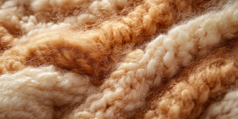 Warm wool texture in terracotta tones with natural organic imperfections.