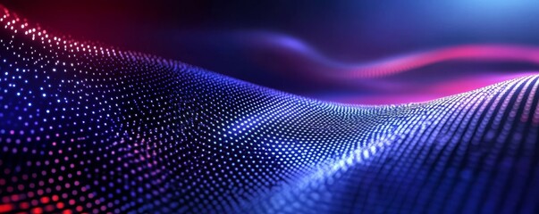 Obraz premium Vibrant visuals representing digital audio and tech integration.