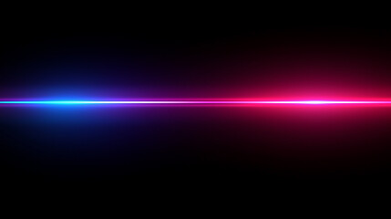 Obraz premium A vibrant gradient glow background featuring a striking horizontal line of light on a dark background