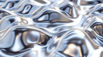 Abstract Liquid Metal Surface Texture Design