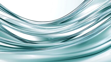 Abstract Teal Liquid Swirls Design Background