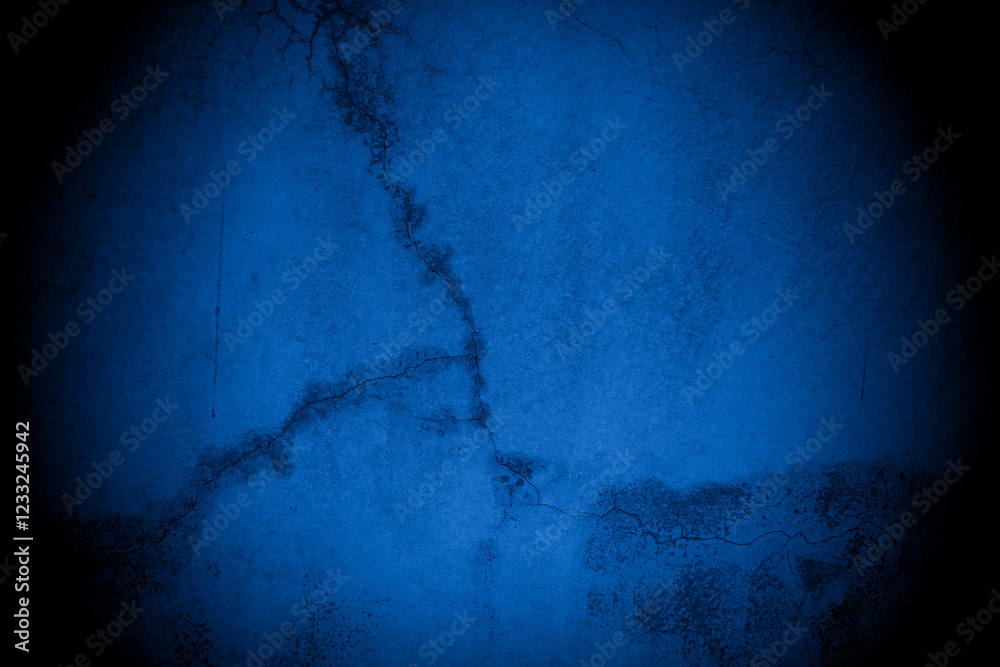 Aufkleber old wall pattern texture cement blue dark abstract blue color design are light with black gradient b