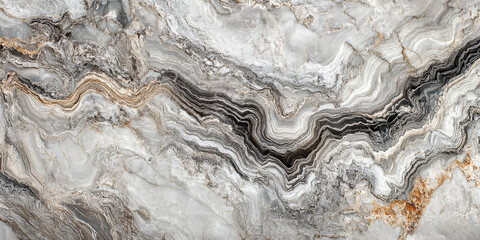 Fototapeta premium White and silver marble background with clean, sharp veins and a polished finish for a luxurious feel.