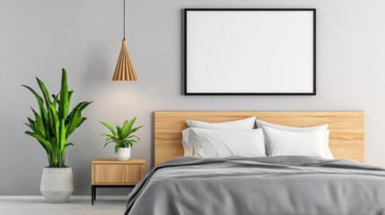 Modern Bedroom Design with Natural Elements and Minimalist Decor
