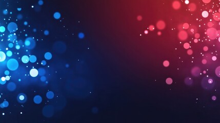 Abstract design with colorful bokeh effects.