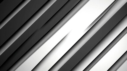 Obraz premium Abstract Black and White Diagonal Stripes Pattern Background Art