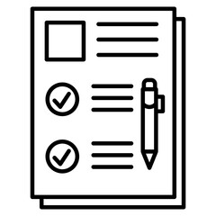 requirements icon element for design