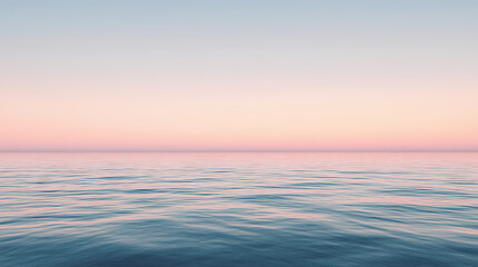 Obraz premium serene seascape minimalist