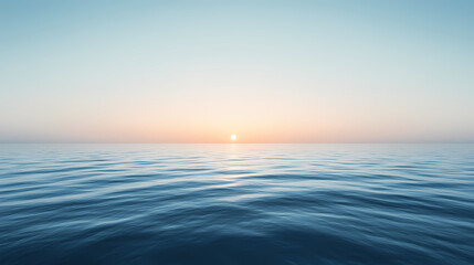 Fototapeta premium serene seascape minimalist