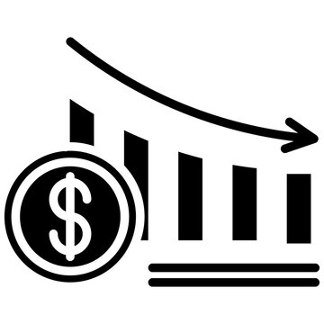 decrease icon element for design