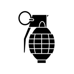 Fototapeta premium Grenade icon design template