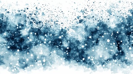 Obraz premium Abstract Watercolor Background with Blue and White Splashes