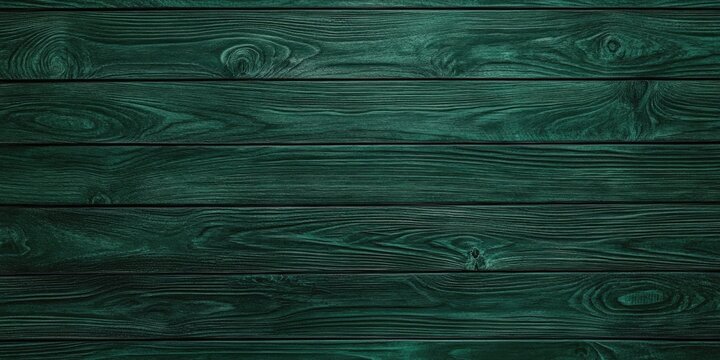 A green wooden background with a dark green wood grain
