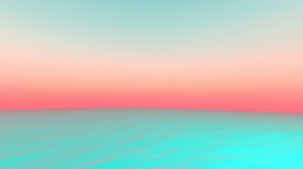 Fototapeta premium Serene Gradient Horizon with Soft Pastel Colors at Dusk