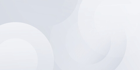 Modern vector white background with white circle lines digital future abstract modern simple design