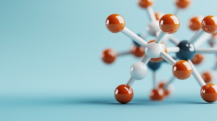 Exploring atoms and bonds in colorful molecular structures