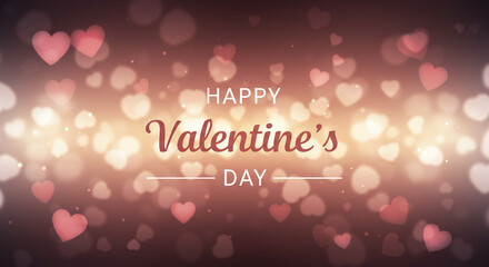 Naklejka premium Happy Valentine's Day Background